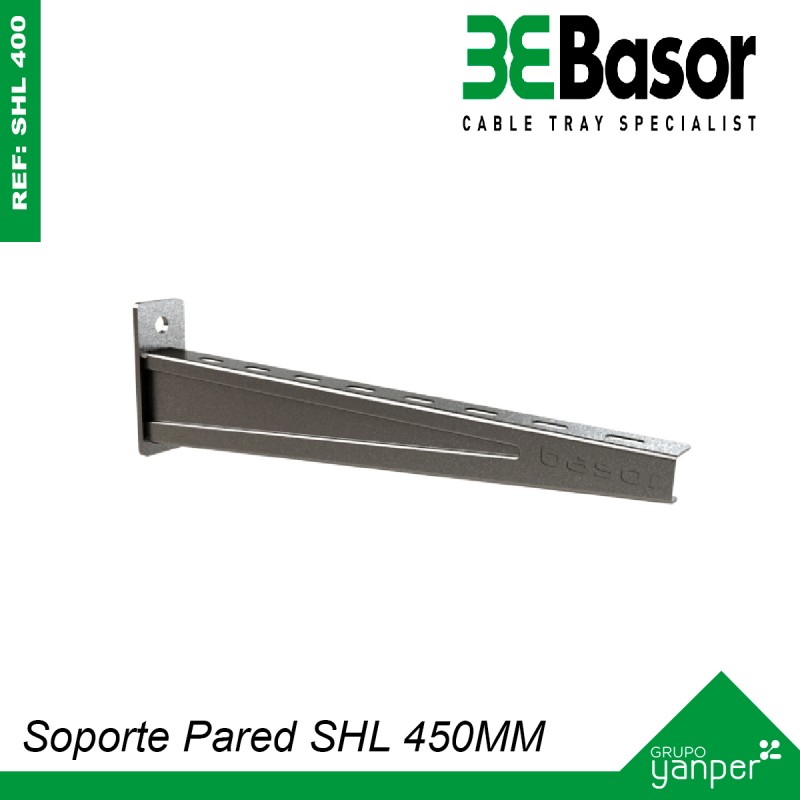 Soporte Pared SHL 450MM - Productos - GRUPO YANPER - BANDEJAS PORTACABLE